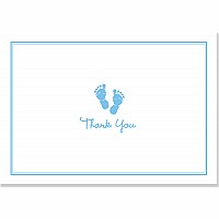 Baby Steps Thank You Notes - Blue