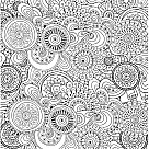 Peaceful Paisleys Adult Coloring Book (31 stress-relieving designs) (Studio)