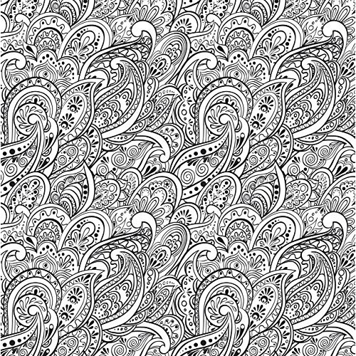 Artistic Paisley Patterns: A Stress Relief Coloring Book - Paisley  Coloring 9781683211013