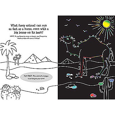 Dot-to-Dot Animals Scratch & Sketch (Trace-Along)