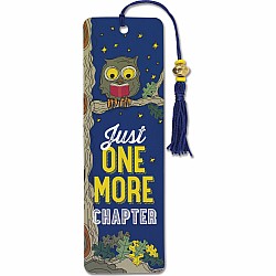 Just One More Chapter Beaded Bookmark