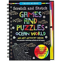 Scratch & Sketch Games & Puzzles: Ocean World (Trace-Along)