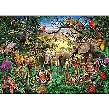 Jungle Life 1000 Piece Jigsaw Puzzle from Peter Pauper Press, Inc ...