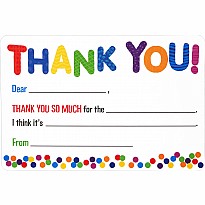 Children'S Fill-In Thank You Notes (20 Cards)