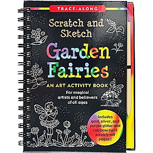 Scratch & Sketch Garden Fairies (Trace-Along)