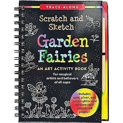 Scratch & Sketch Garden Fairies (Trace-Along)