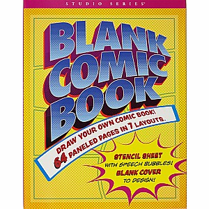 Blank Comic Book (Stencil Included)