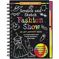 Scratch & Sketch Fashion Show (Trace-Along)