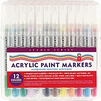 Studio Series Acrylic Paint Marker Set (12-Piece Set)