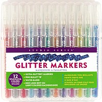 Studio Series Glitter Marker Set (12-Piece Set)