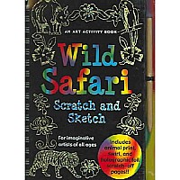Wild Safari: An Art Activity Book for Imaginative Artists of All Ages [With Wooden Stylus Pencil] 2003