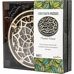 Flower Maze wooden puzzle