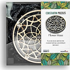 Flower Maze wooden puzzle