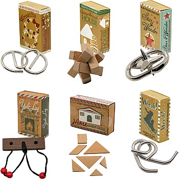 Holiday Themed Puzzlebox (assorted matchbox puzzles)
