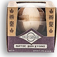Aztec Sun Stone - mini wooden puzzle