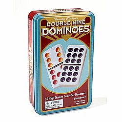 Double Nine Color Dot Dominoes