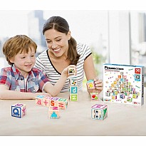 PicassoTiles 36 Piece Magnetic Cubes Alphabet and Numbers