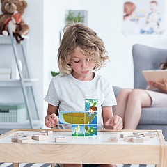 PicassoTiles 6 Piece Magnetic Magic Puzzle Cube Set