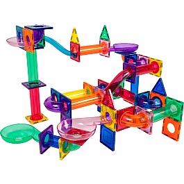 PicassoTiles 100pc Marble Run Building Blocks