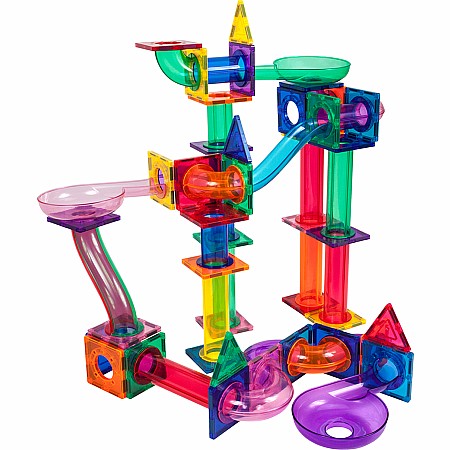 PicassoTiles 100pc Marble Run Building Blocks