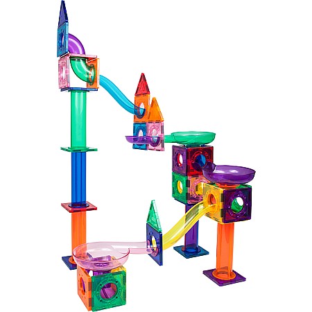 PicassoTiles 100pc Marble Run Building Blocks