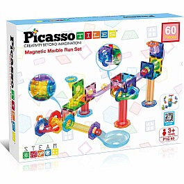 PicassoTiles 60pc Marble Run