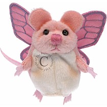 Finger Puppets - Mouse (Pink with Wings)