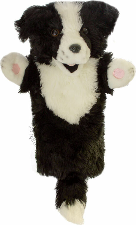 Long Sleeves Puppet - Border Collie - Cheeky Monkey Toys