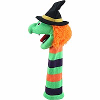 Wilma Witch Eco Knitted Puppet