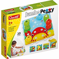 Jumbo Peggy: Jumbo Pegs & Pegboard
