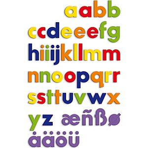 Magnetic Lower Case Letters