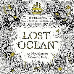 Lost Ocean: An Inky Adventure and Coloring Book for Adults