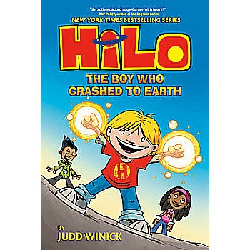 The Boy Who Crashed to Earth (Hilo #1)