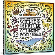 The Wondrous Workings of Science and Nature Coloring Book: 40 Line Drawings to Color