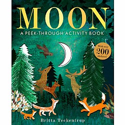 Moon: A Peek-Through Activity Book: With over 200 stickers