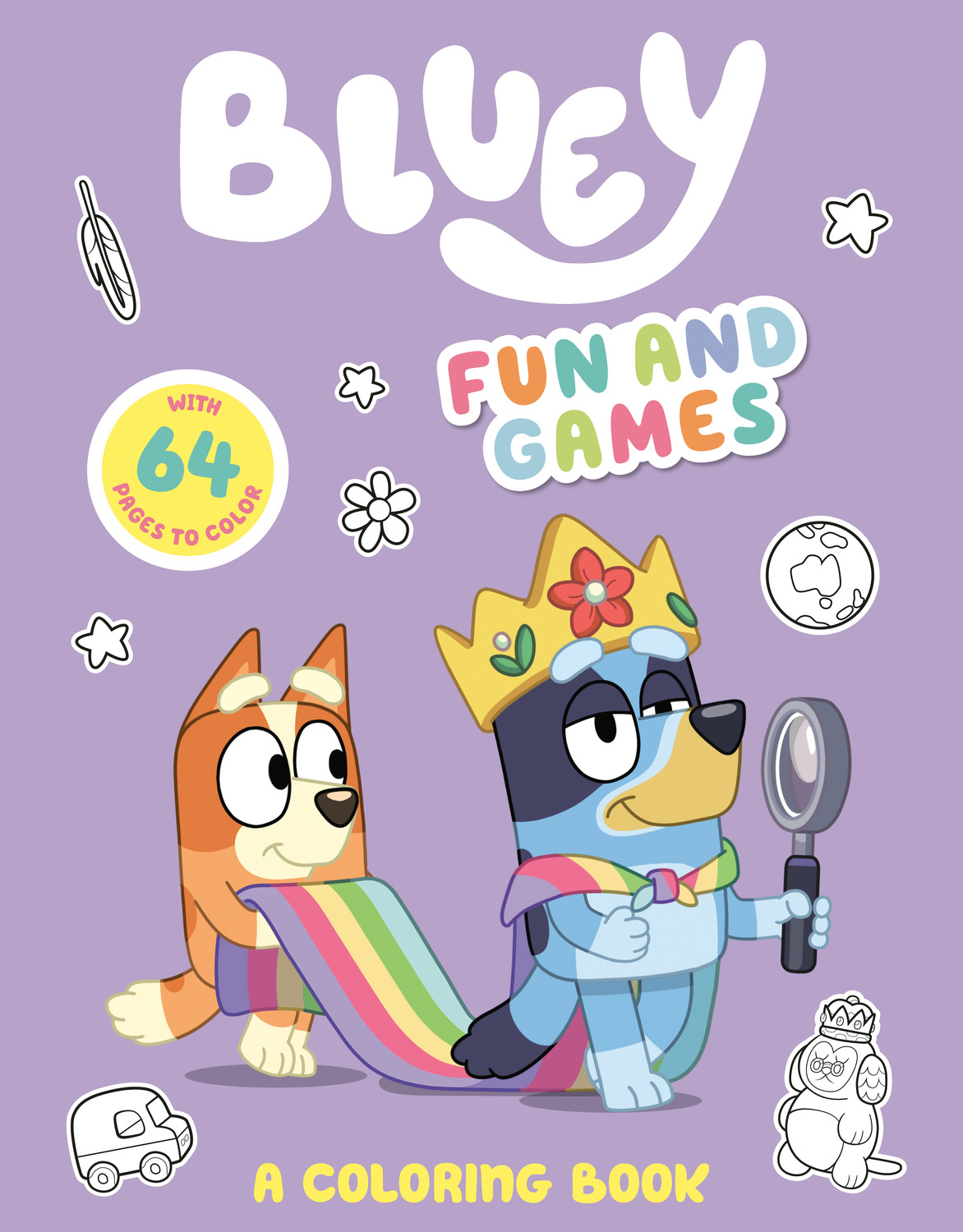 Bluey: Fun and Games: A Coloring Book