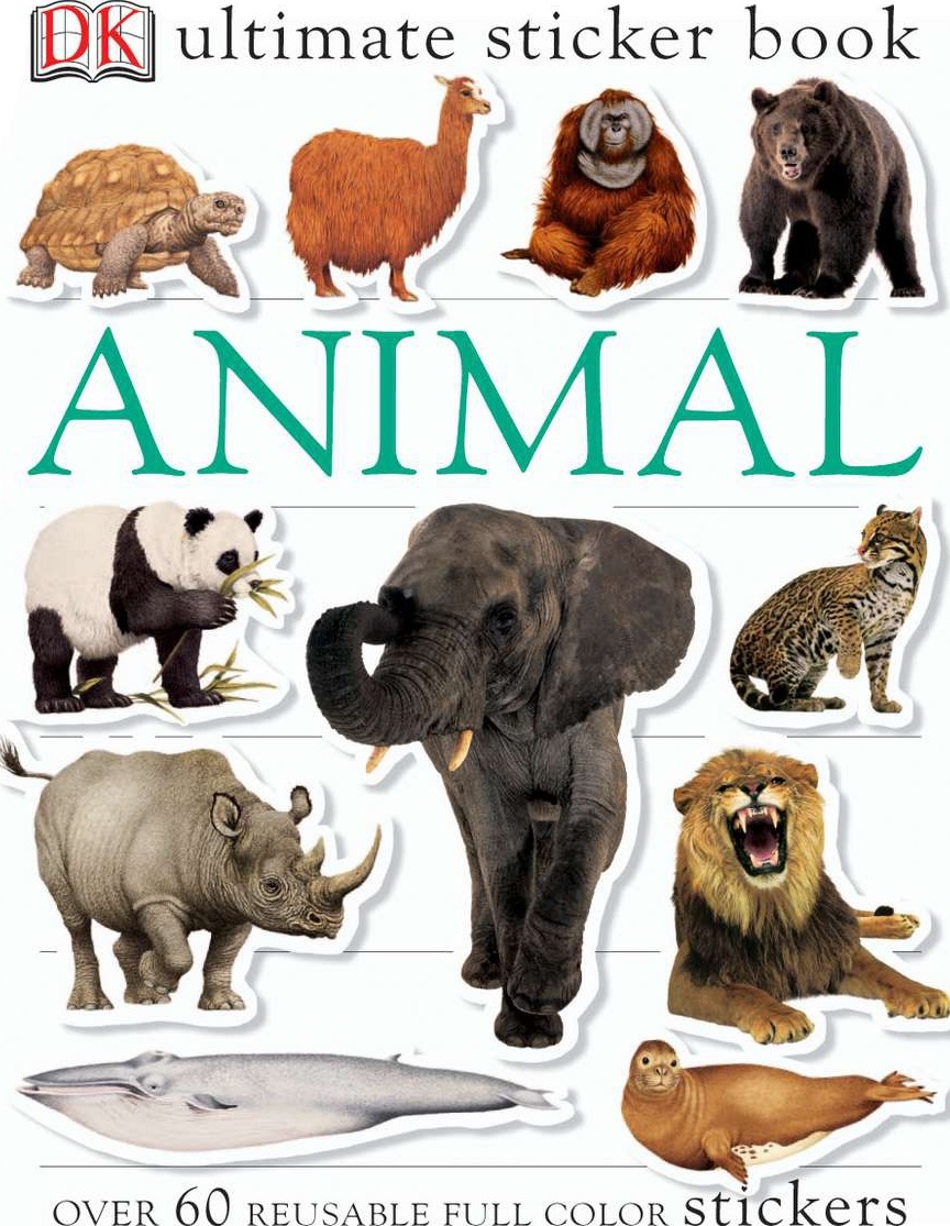 Amazing Animals: Adult Sticker by Numbers-With 10 Pictures to