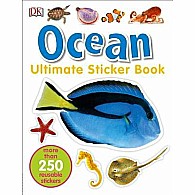 Ultimate Sticker Book: Ocean: More Than 250 Reusable Stickers