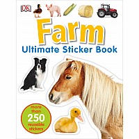Ultimate Sticker Book: Farm: More Than 250 Reusable Stickers