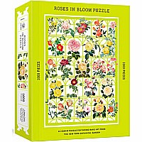 Roses in Bloom Puzzle: A 1000-Piece Jigsaw Puzzle Featuring Rare Art from the New York Botanical Garden : Jigsaw Puzzles for Ad
