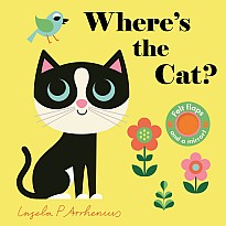 Where's the Cat?: (An Interactive, Sensory Lift-the-Flap Book with Felt Flaps and a Mirror for Babies & Toddlers. Friendly Pets