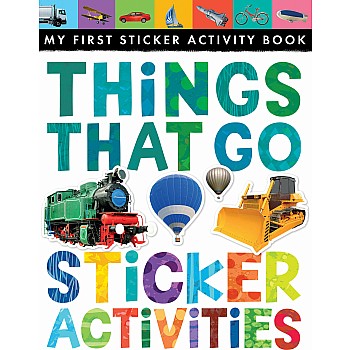 Things That Go Sticker Activities