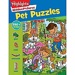 Pet Sticker Puzzles: Over 280 Stickers to Find Hidden Objects