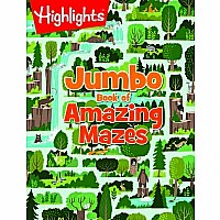 Jumbo Book of Amazing Mazes: Jumbo Activity Book with 175+ Colorful Mazes for Kids, Highlights Maze Book for Kids