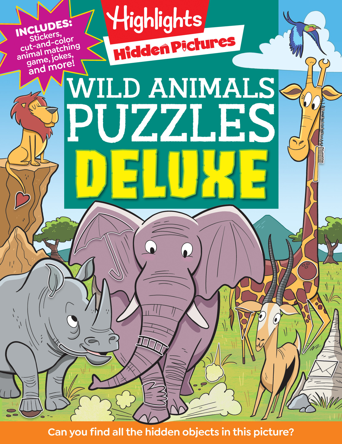 Wild Animals Puzzles Deluxe - Lucky Duck Toys