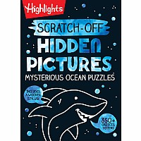 Scratch-Off Hidden Pictures Mysterious Ocean Puzzles