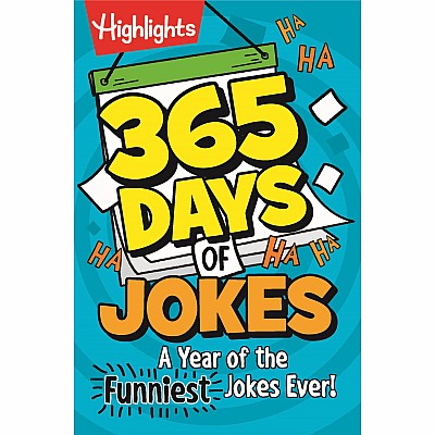 365 Days of Jokes: A Year of the Funniest Jokes Ever!: 1,000+ Wholesome Jokes for Daily Laughs, Funniest Joke Book for Kids 6+