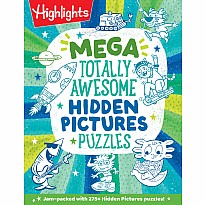 Mega Totally Awesome Hidden Pictures Puzzles: Big Puzzle Book with Over 300 Hidden Objects Scenes and Puzzle Games for Kids wit