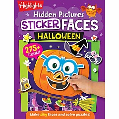 Hidden Pictures Sticker Faces: Halloween: Halloween Crafts Activity Book with Pumpkin Faces and Over 200 Silly Make-A-Face Stic