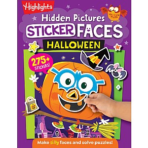 Hidden Pictures Sticker Faces: Halloween: Halloween Crafts Activity Book with Pumpkin Faces and Over 200 Silly Make-A-Face Stic